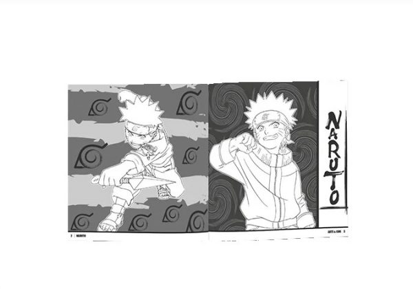 Livro Infantil Desenhos Para Colorir Naruto Arte & Cor Culturama