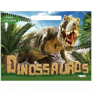 Livro Infantil Dinossauros Meu Blocão De Colorir Ciranda Cultural