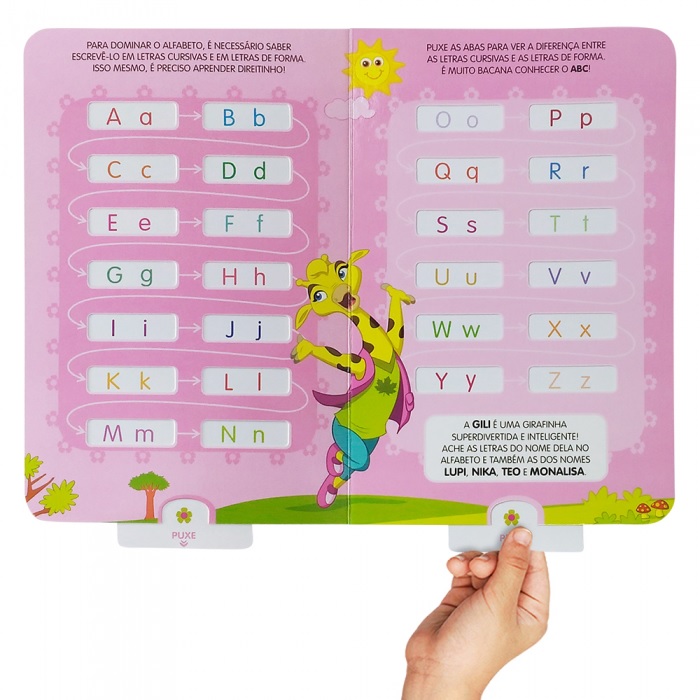 Livro Infantil Escolinha Vamos Aprender ABC Todo Livro - Papelaria Criativa