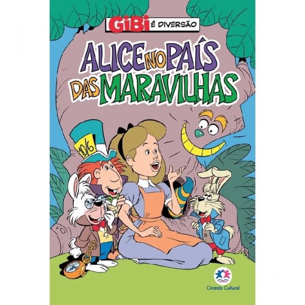 Livro Infantil Gibi Alice No País Das Maravilhas Ciranda Cultural