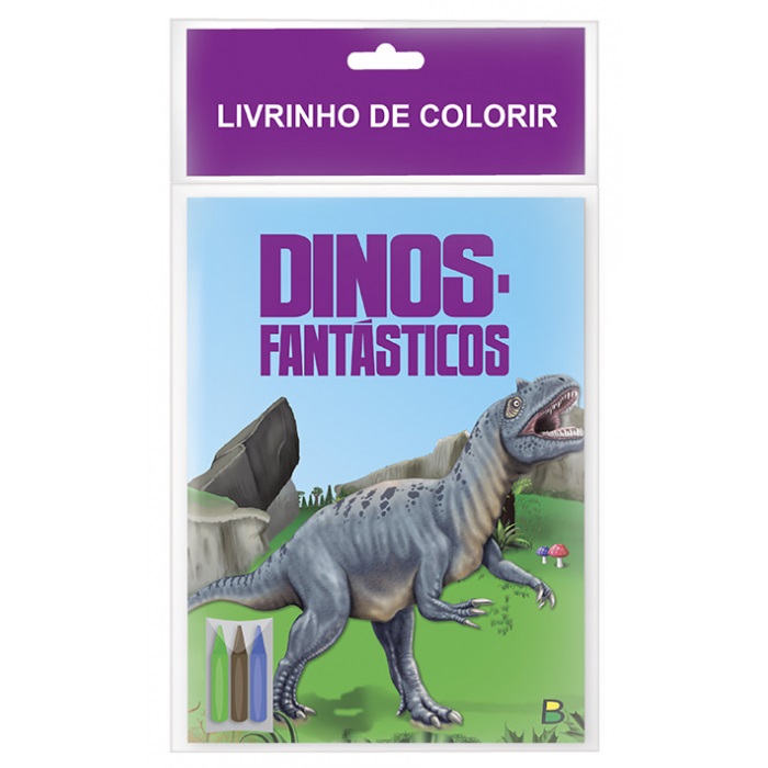 Livro Infantil Livrinho de Colorir: Dinos-Fantásticos Brasileitura 1156217
