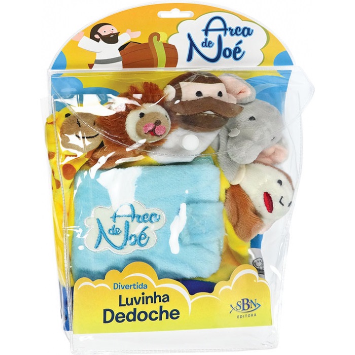Livro Infantil Luvinha dedoche: Arca de Noé Todo Livro 1149113