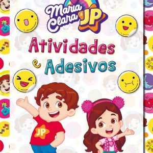 Livro Infantil Maria Clara e JP Adesivos e Atividades Ciranda Cultural