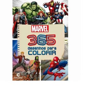 Livro Infantil Marvel 365 Desenhos Para Colorir Ciranda Cultural