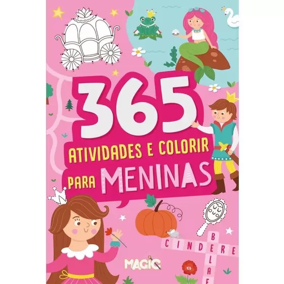 Luluca Criativa - Livro de colorir infantil para meninas