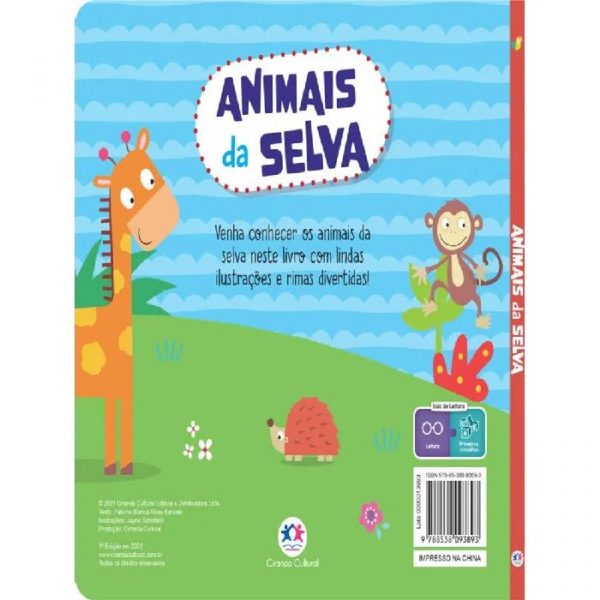 Livro Infantil Mundinho Da Leitura Animais Na Selva Ciranda Cultural