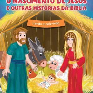 Livro Infantil O Nascimento De Jesus e Outras Histórias da Bíblia Para Colorir Ciranda Cultural