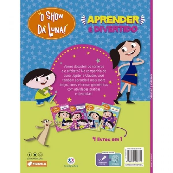 Livro Infantil O Show Da Luna Aprender é Divertido Ciranda Cultural