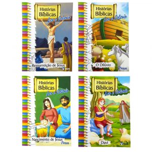 Livro Infantil Para Colorir Histórias Bíblicas
