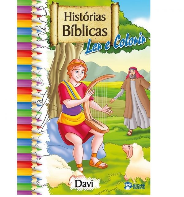 Livro Infantil Para Colorir Histórias Bíblicas