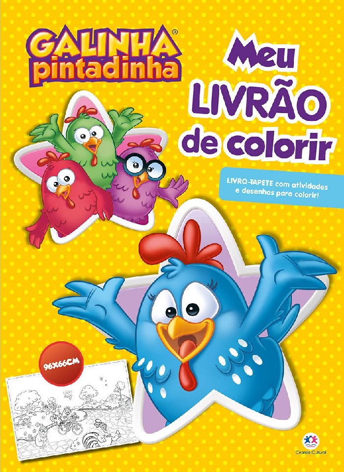 Caderno de Desenho - Galinha Pintadinha