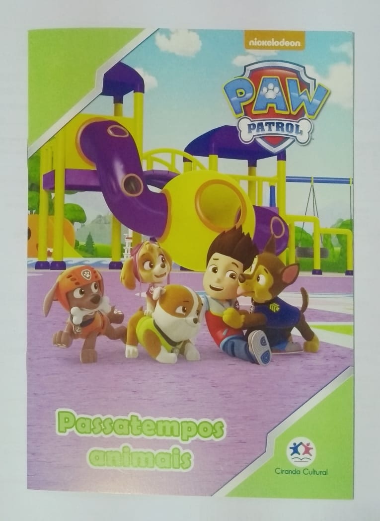 Bloquinho infantil de pintura Patrulha canina