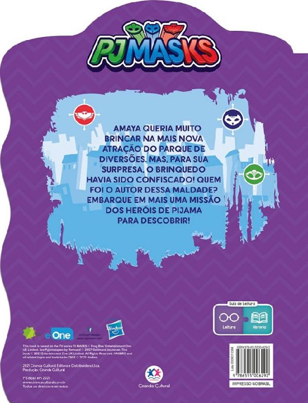 Livro Infantil Pj Masks O Trem Voador Ciranda Cultural