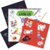 Livro Infantil Raspe e Desenhe com Estêncil: Animais Brasileitura 1156098