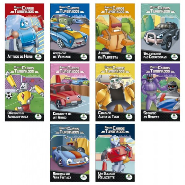 Livro Infantil Robots-Carros Turbinados Brasileitura 1117424