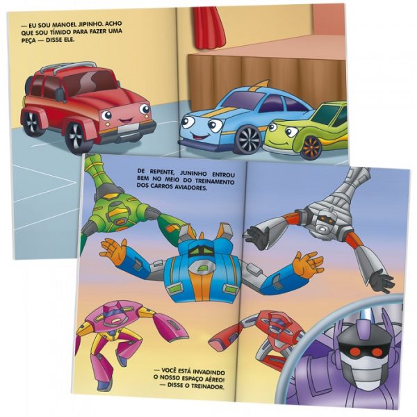 Livro Infantil Robots-Carros Turbinados Brasileitura 1117424