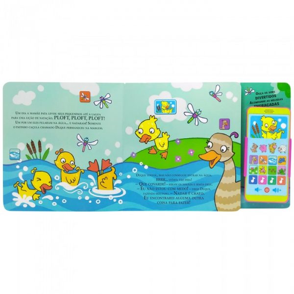 Livro Infantil Smartphone Kids: Duque Aprende a Nadar Todo Livro 1150618