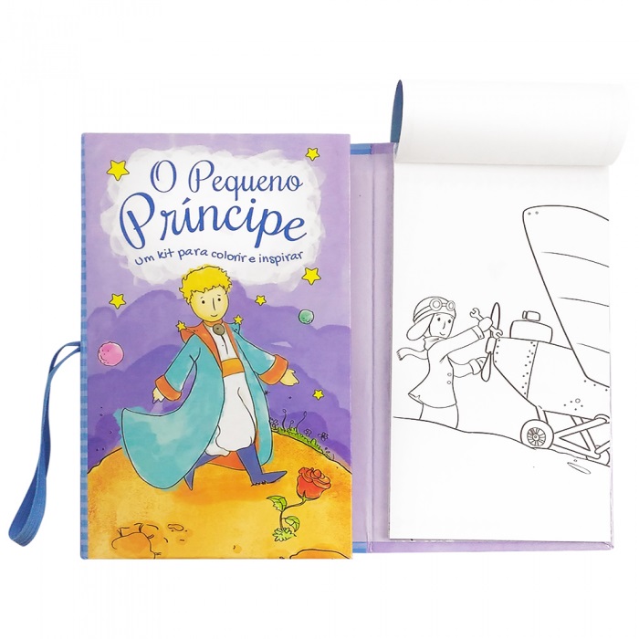 LIVRO INFANTIL SUPER KIT DE COLORIR O PEQUENO PRINCIPE BRASILEITURA