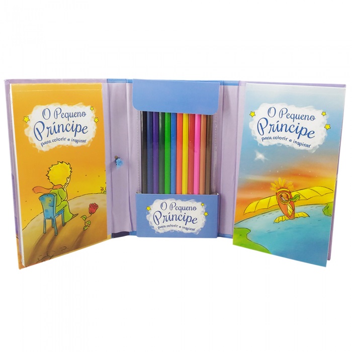 LIVRO INFANTIL SUPER KIT DE COLORIR O PEQUENO PRINCIPE BRASILEITURA
