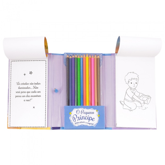 LIVRO INFANTIL SUPER KIT DE COLORIR O PEQUENO PRINCIPE BRASILEITURA
