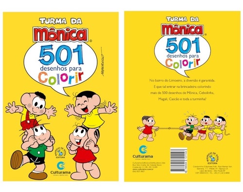 Livro de Colorir - Turma da Mônica - Brincando juntos - Ciranda Cultural