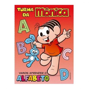 Livro Infantil Turma da Mônica Vamos Aprender o Alfabeto Ciranda Cultural