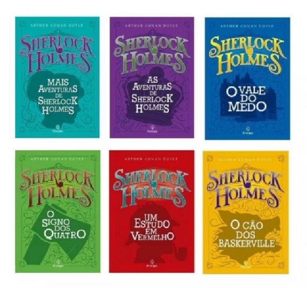 Livro Leitura kit Combo Sherlock Holmes 6 Volumes Ciranda Cultural