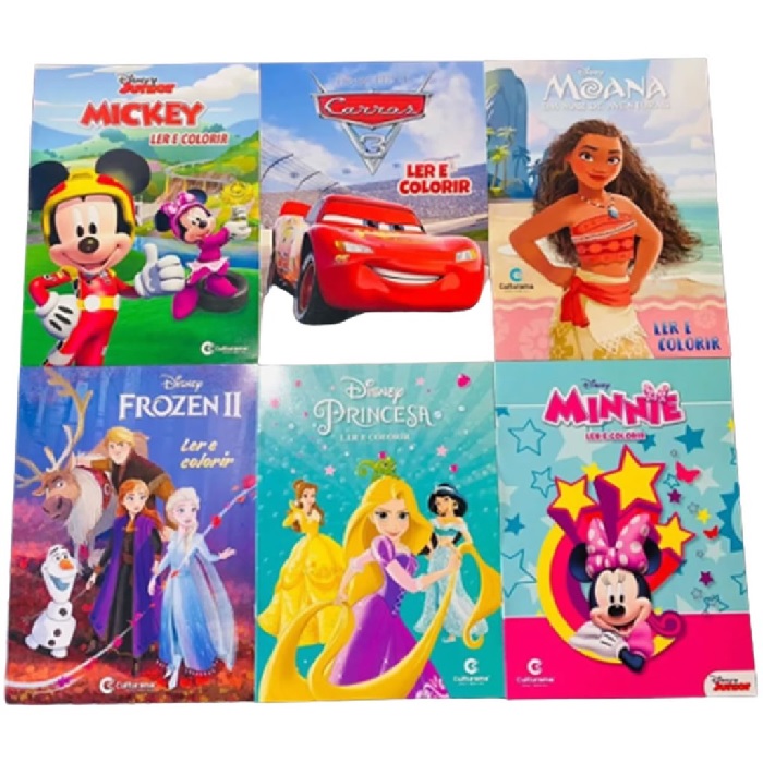 LIVRO Minnie DISNEY - LER E COLORIR + giz de cera