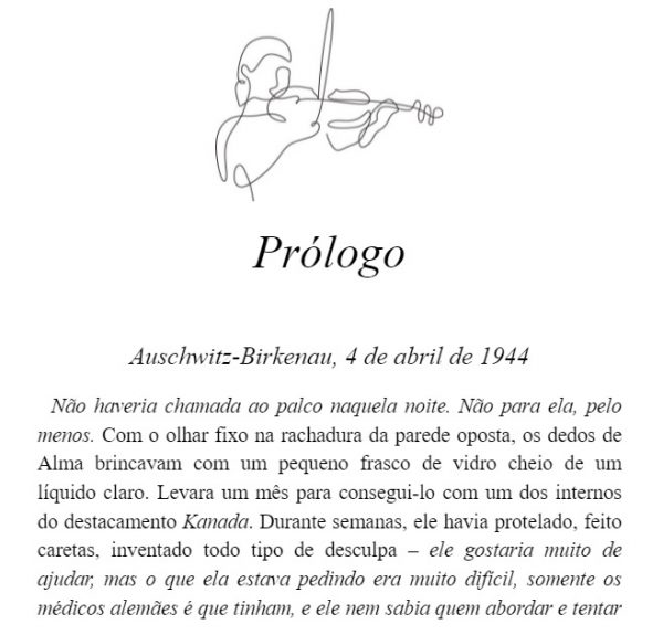 Livro Literatura A Violinista De Auschwitz Editora Principis