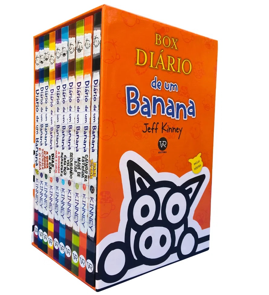 Livro Literatura Diário De Um Banana Caindo Na Estrada Editora