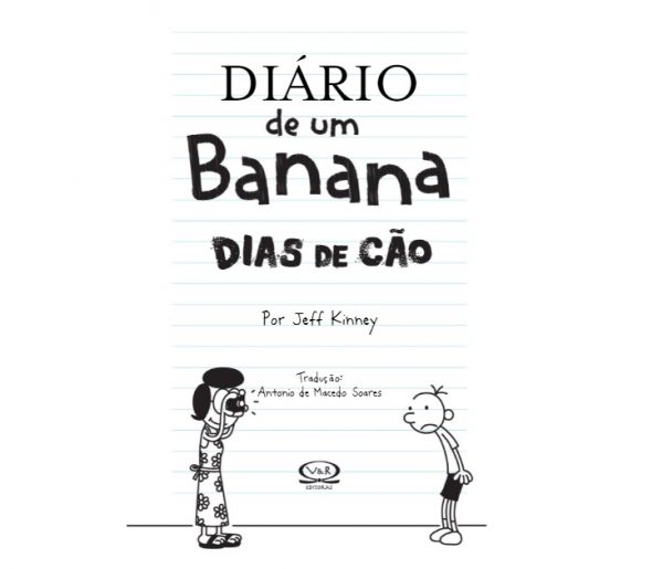 Livro Literatura Diário De Um Banana Dias de Cão Editora Vergara e Riba