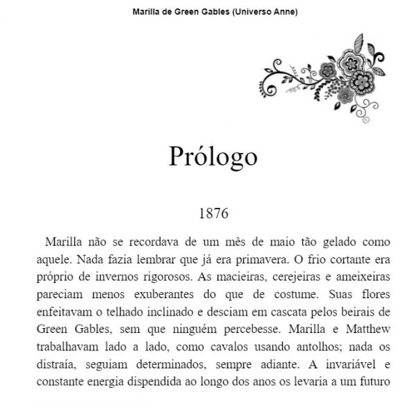 Livro Literatura Marilia de Green Gables Editora Principis