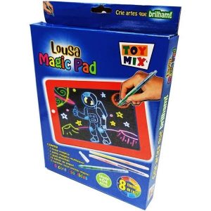 Lousa Mágica Desenho Brilha no Escuro com Canetas Neon - Toy Mix 336.31.99