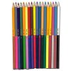Lápis de Cor Bic 36 cores sextavado c/18 lápis bicolor