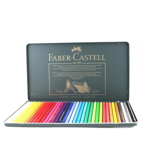 Lápis de Cor Faber-Castell Polychromos 36 Cores Estojo Metal 110036