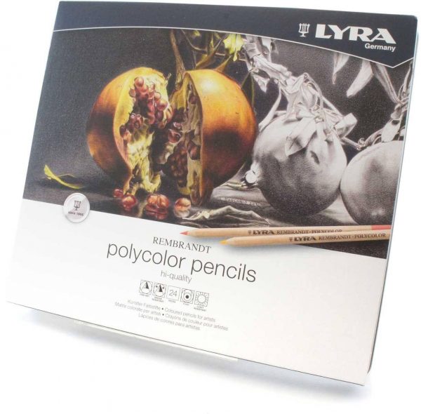 Lápis de Cor Lyra Rembrandt Polycolor Profissional 24 Cores 2001240