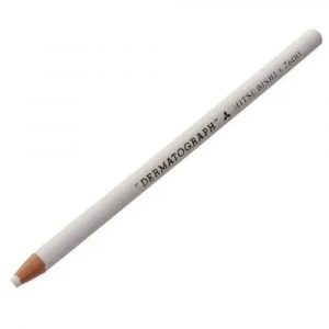 Lápis Dermatográfico Mitsubishi 7600 Branco Soft Coloured