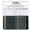 Lápis Lyra Grafite Graduado Rembrandt Art Design 12 Unidades 6B-4H 1111120