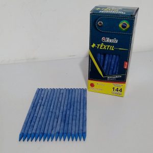 Lápis Têxtil Marcador Tecido Costura Profissional Azul C/144 Unidades - Ecole 1020644