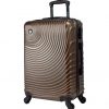 Mala de Viagem Média ABS 22 Duna Marrom Com Roda 360º Yins YS21189MRM