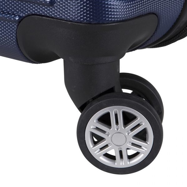 Mala de Viagem Pequena ABS 18 Azul Com Roda Dupla 360º Yins YS21072A