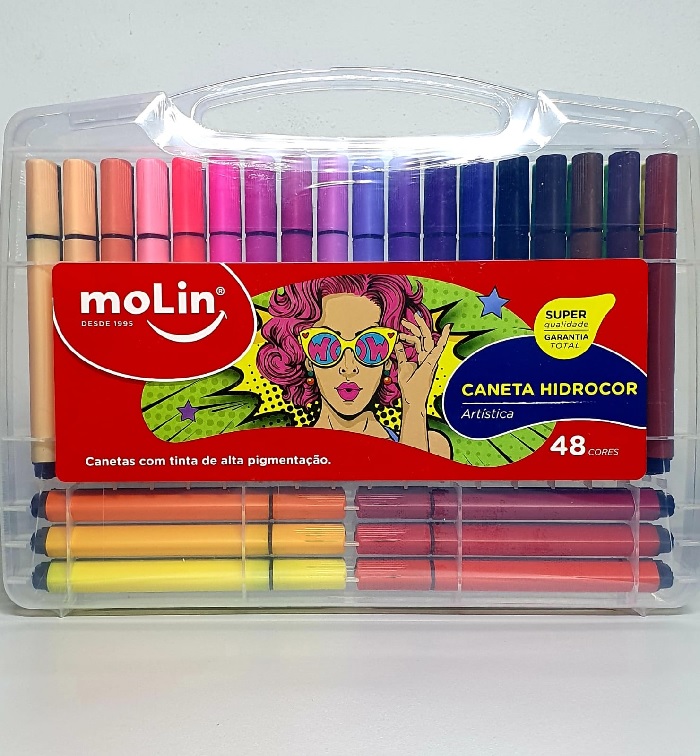 Caneta acrílica Caneta, canetas impermeáveis permanentes de 48 cores para  pintar pedras, diy photo album, canetas de acrílico de plástico