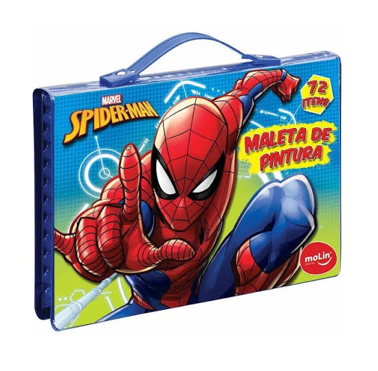 ALBUM DE COLORIR MALETA - TILIBRA - HOMEM ARANHA - Papelaria Malune