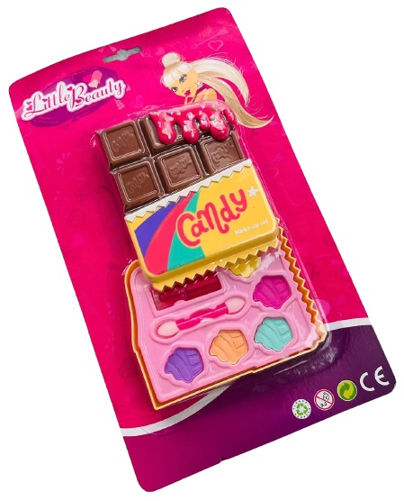 Maquiagem Infantil Para Bonecas Candy Chocolate Little Beauty PD45778 -  Papelaria Criativa