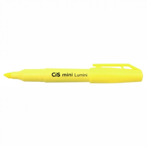 MARCA TEXTO CIS LUMINI MINI AMARELO 520100