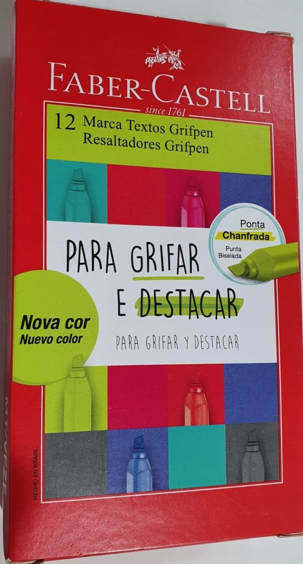 Marca Texto Faber Castell Grifpen Verde Folha MT/VFZF