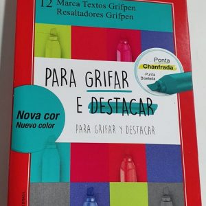 Marca Texto Faber Castell Grifpen Verde Água MT/VAZF C/12 Unidades