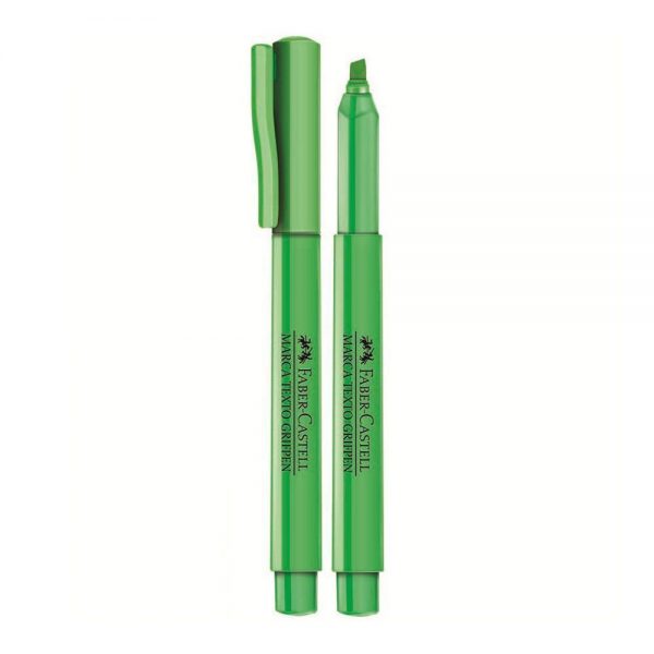 MARCA TEXTO FABER CASTELL GRIFPEN VERDE MT/VDZF