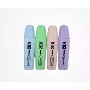 Marca Texto Kaz Grifa Mais Pastel Azul KZ725