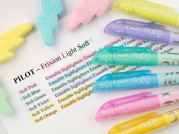 MARCA TEXTO PILOT FRIXION APAGAVEL PASTEL LARANJA